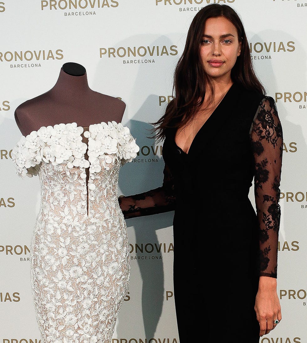 Irina Shayk en la Barcelona Bridal Fashion Week