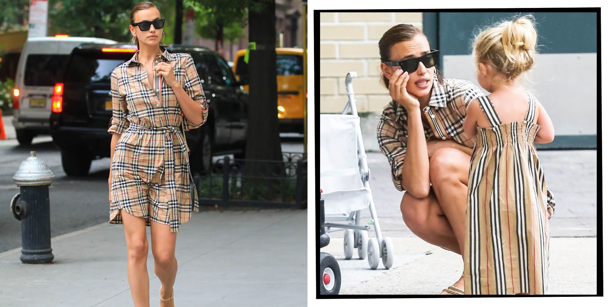 Burberry dress irina top shayk