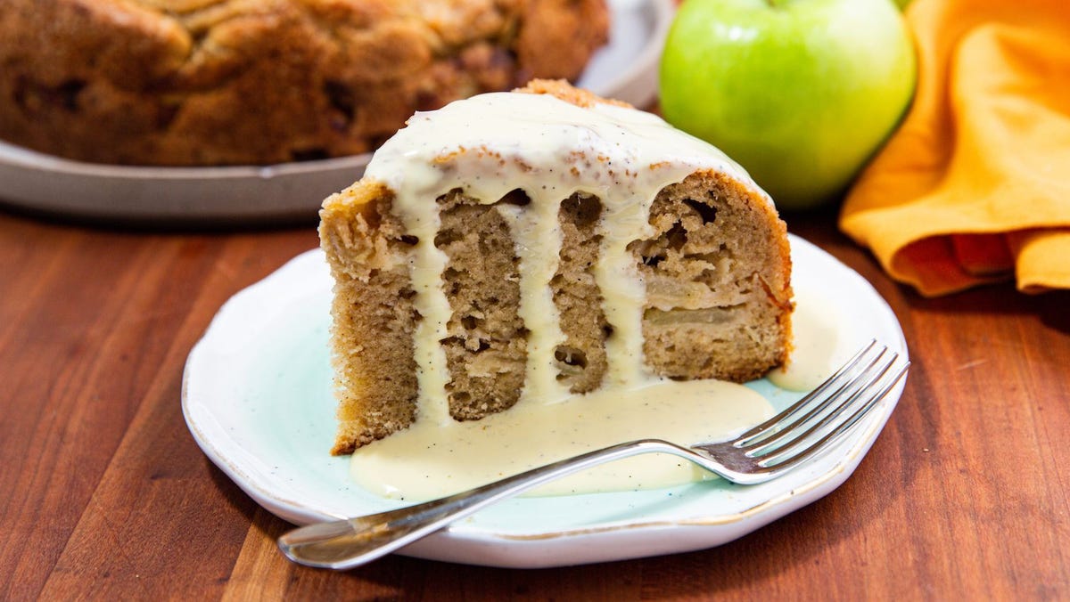 preview for This Irish Apple Cake With Vanilla Custard Sauce Is Over-The-Top Delicious