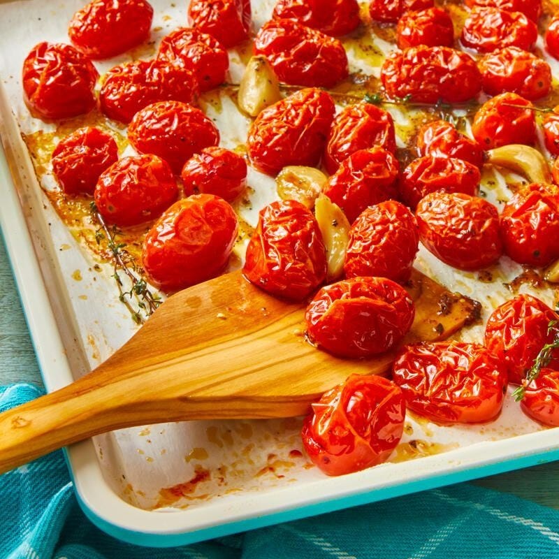 slow roasted tomatoes