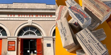 butter museum with sticks of butter