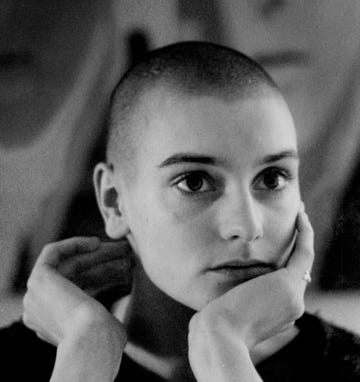 sinead o'connor buzz cut