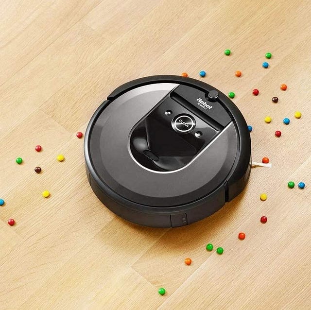 irobt roomba with skittles