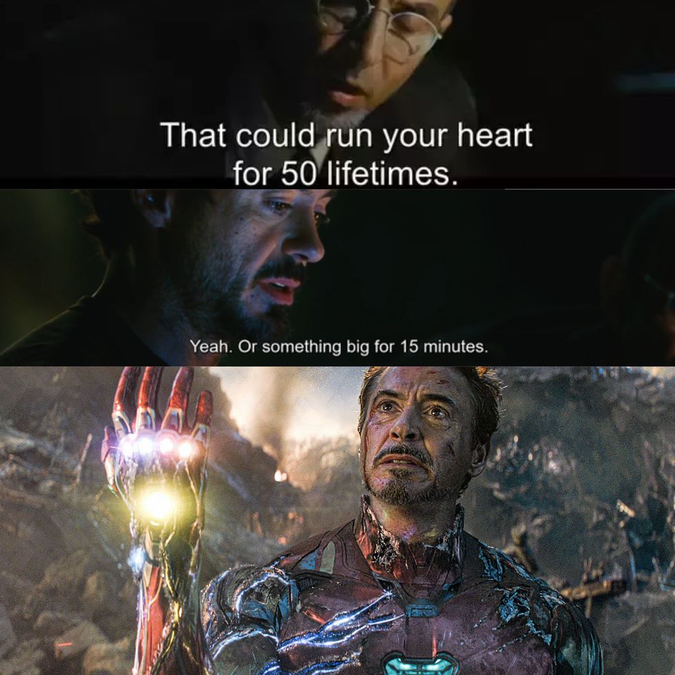 Iron Man soporta el poder de las Gemas