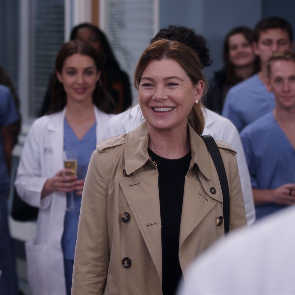 ellen pompeo during meredith grey’s goodbye party in i’ll follow the sun
