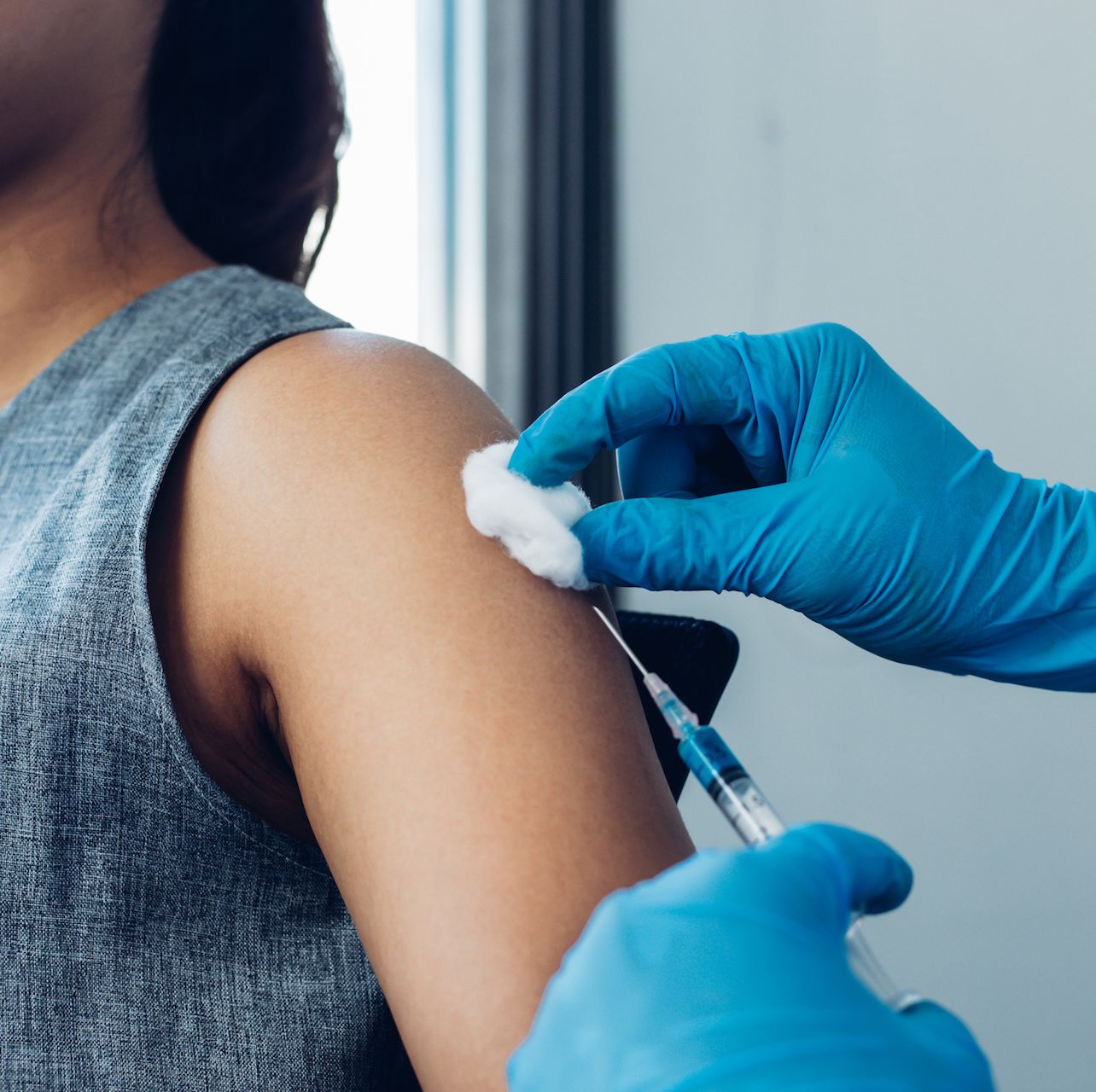arm swelling vaccine