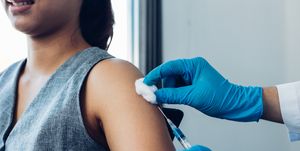 arm swelling vaccine
