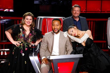 nbc 'the voice' john legend kelly clarkson blake shelton ariana grande