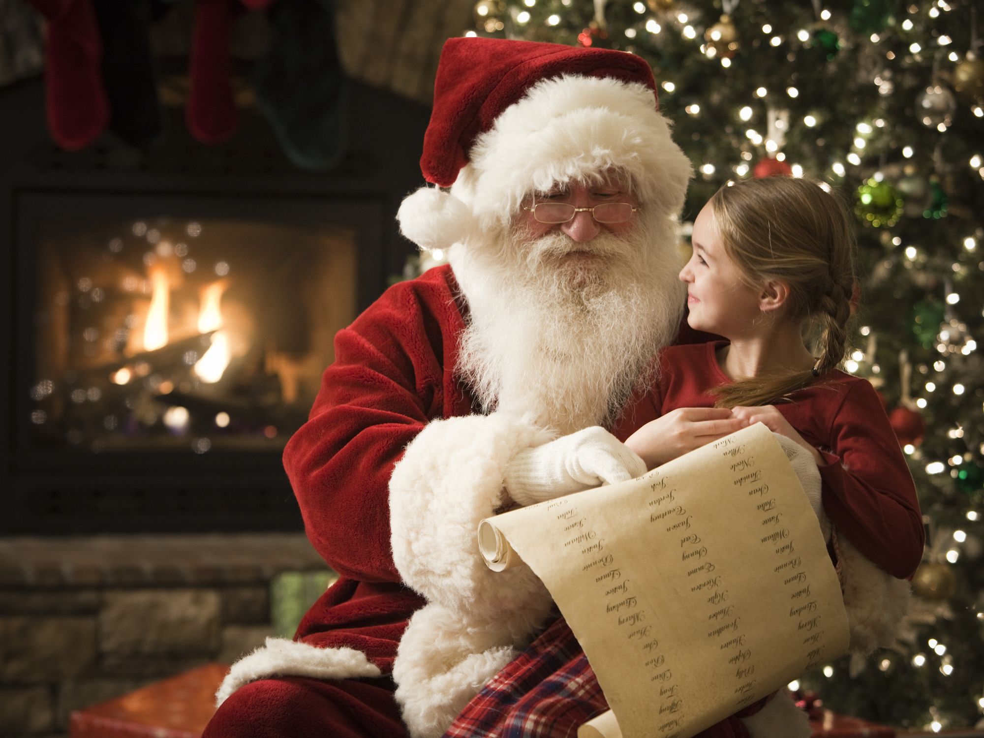 Is Santa real for little kids?