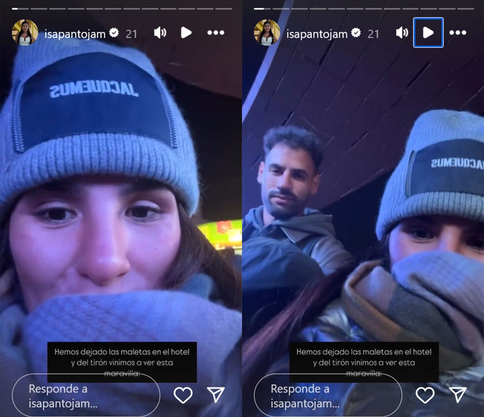 la pareja muy abrigados en nueva york