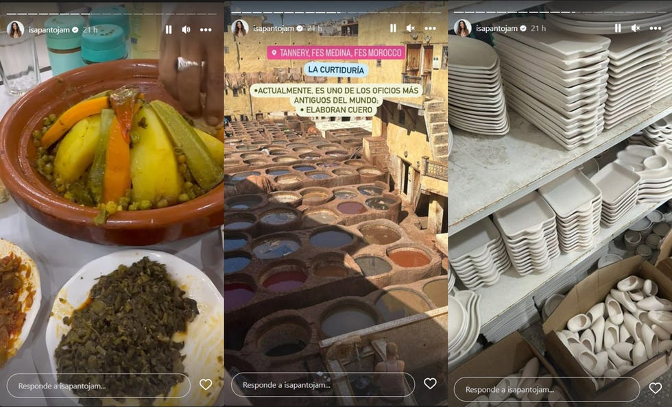 isa pantoja y asraf beno disfrutan de una viaje de preluna de miel en marruecos