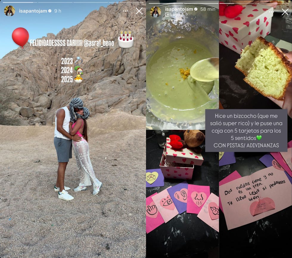 la felicitacion de isa a asraf por sus 29 anos