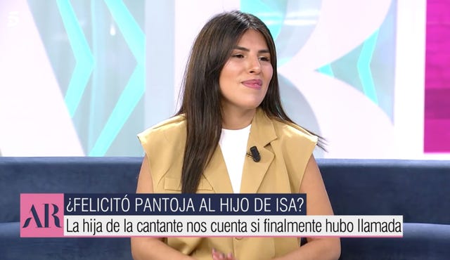 isa pantoja cuenta cómo fue la llamada de isabel pantoja a su hijo albertito