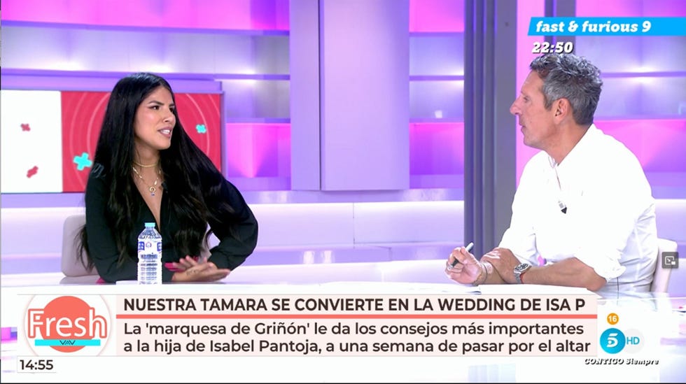 isa pantoja en el programa vamos a ver con joaquin prat