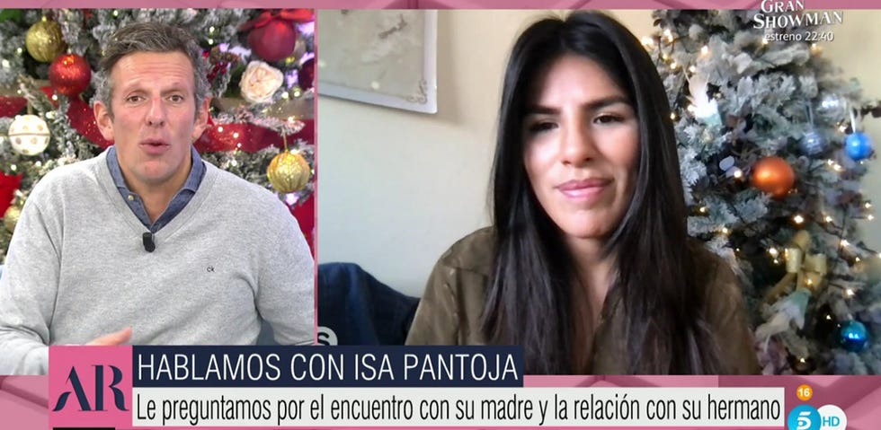 isa pantoja habla con joaquín prat en su regreso a 'el programa de ana rosa'