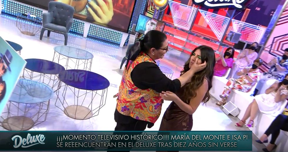isa pantoja y mariaa del monte en el 'deluxe'