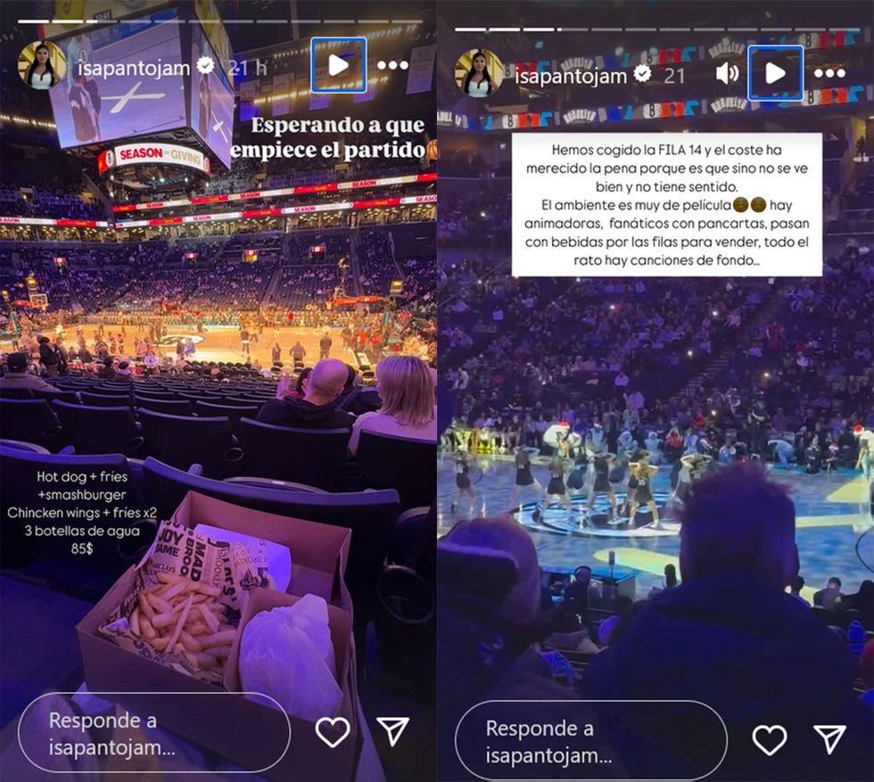 imagenes del partido de baloncesto que vivio isa pantoja en nueva york