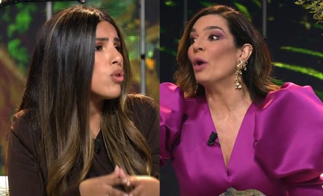 isa pantoja y raquel bollo se enfrentan en una pelea en el plató de supervivientes 2023 por la bronca de asraf y manuel cortés