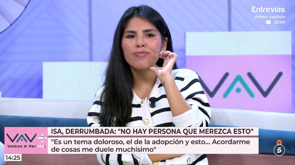 la hija de isabel pantoja en el plato de telecinco