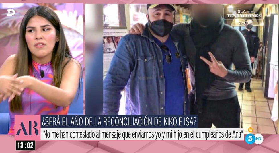 kiko rivera e isa pantoja juntos en el plató de supervivientes