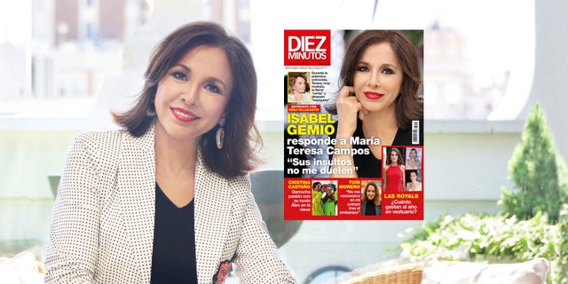 isabel gemio en la portada de diez minutos 3622