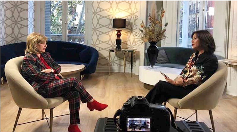 isabel gemio entrevista a maría teresa campos