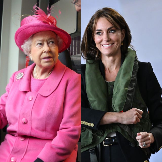 fotomontaje de isabel ii y kate middleton