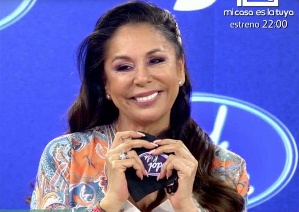 isabel pantoja durante la presentación de 'idol kids'