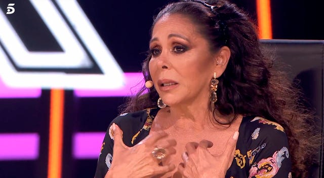 isabel pantoja se derrumba en 'top star'