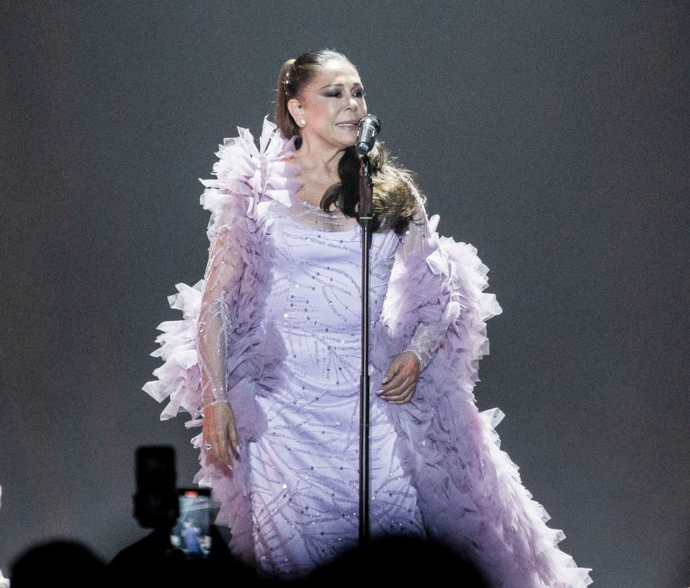 la cantante en su concierto en madrid del 13 de abril de 2024