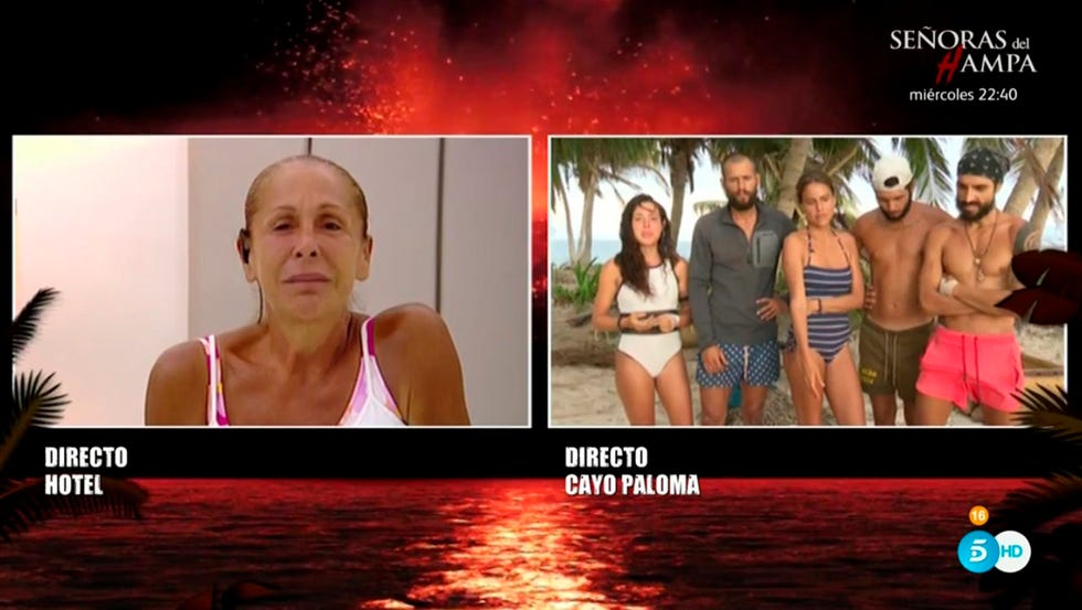 Así se ha despedido Isabel Pantoja de sus compañeros de 'SV'