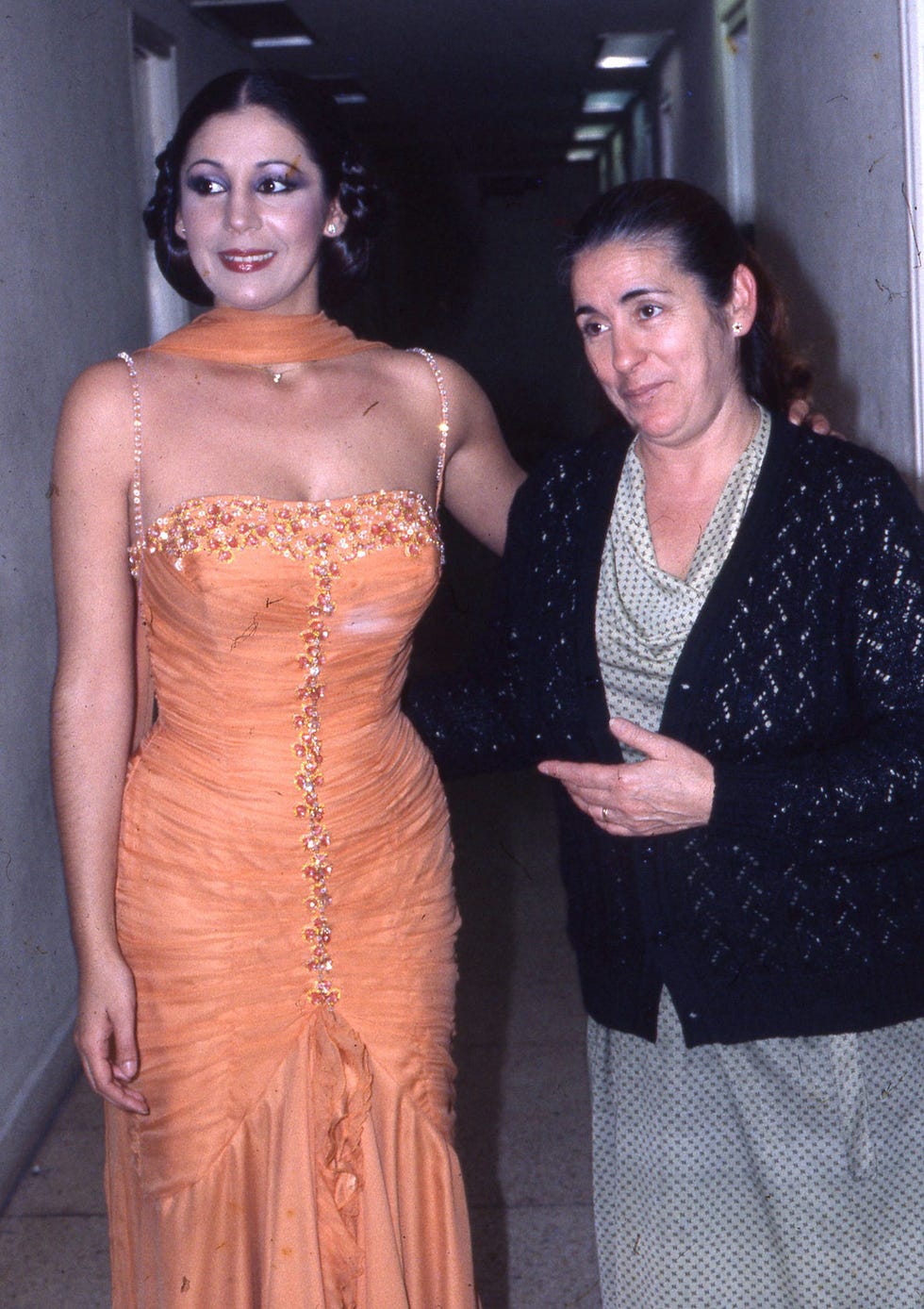 Isabel Pantoja y su madre