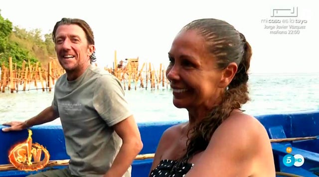 Isabel Pantoja y Colate duermen juntos en Supervivientes 2019