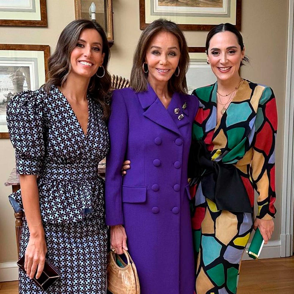 isabel preysler con sus hijas, ana boyer y tamara falcó