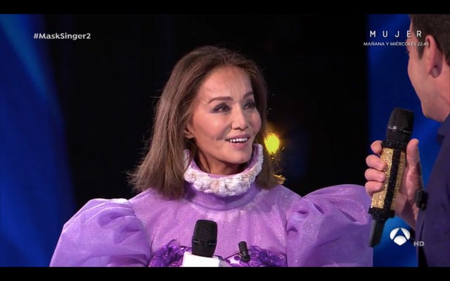 isabel preysler, segunda desenmascarada de mask singer