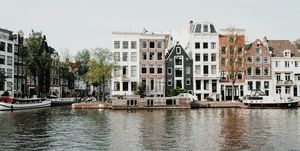 Water transportation, Waterway, Water, Canal, Building, Human settlement, Town, Architecture, Channel, City, 