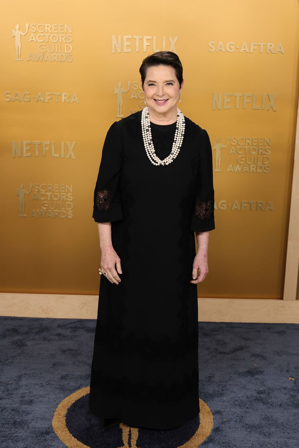 isabella rossellini at the 2025 sag awards