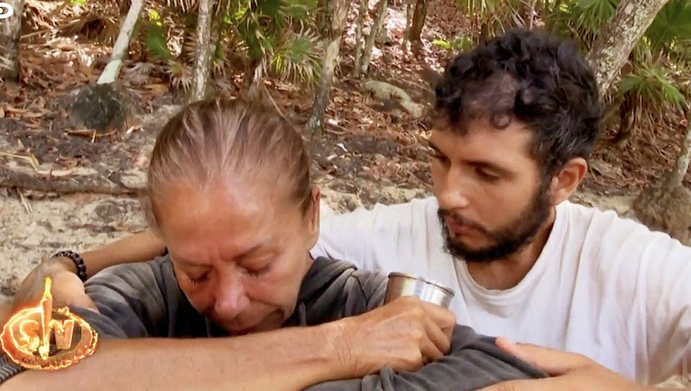 Omar Montes apoya a Isabel Pantoja en 'Supervivientes'