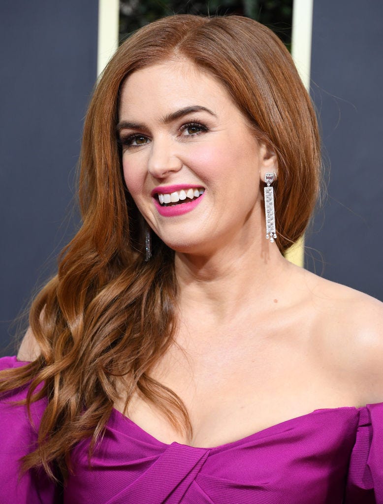 isla fisher   cinnamon brown hair