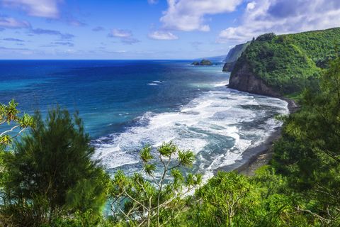 Pololu Valley and beach, North Kohala, The Big Island, Hawaii, USA