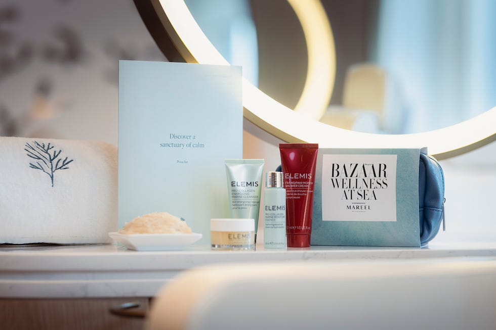cunard and harpers bazaar wellness collaboration