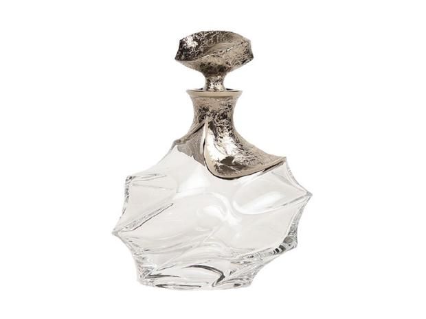 Barware, Perfume, Decanter, Vase, Metal, Silver, 