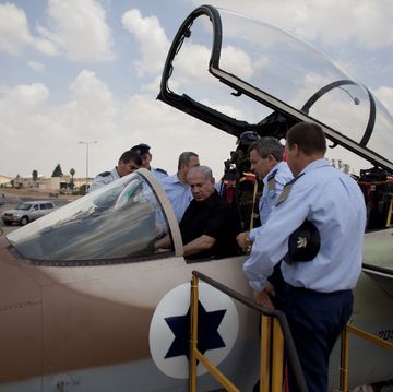 pm benjamin netanyahu visits hatze2rim air base