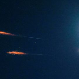 iron dome intercepts iranian missile over tel aviv