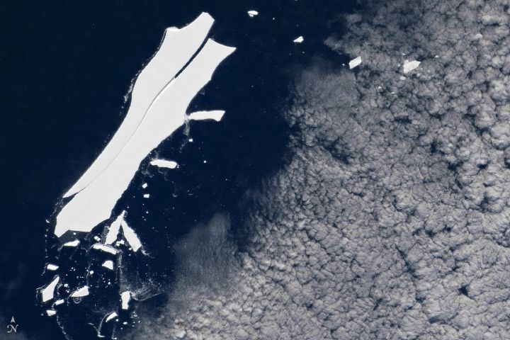 The World's Largest Iceberg Is Melting Away