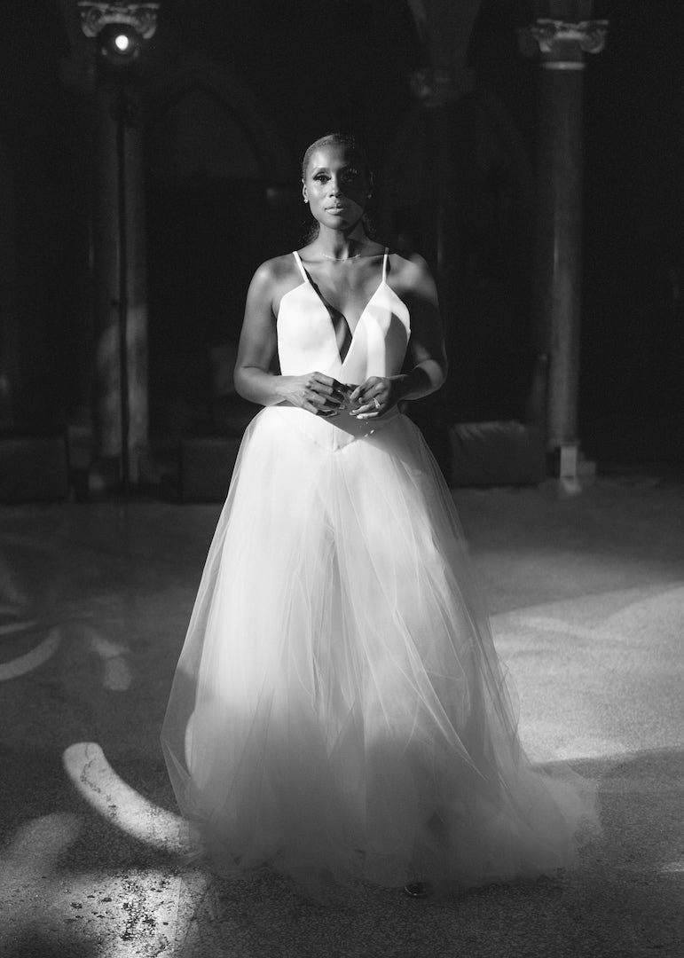 issa rae wedding vera wang