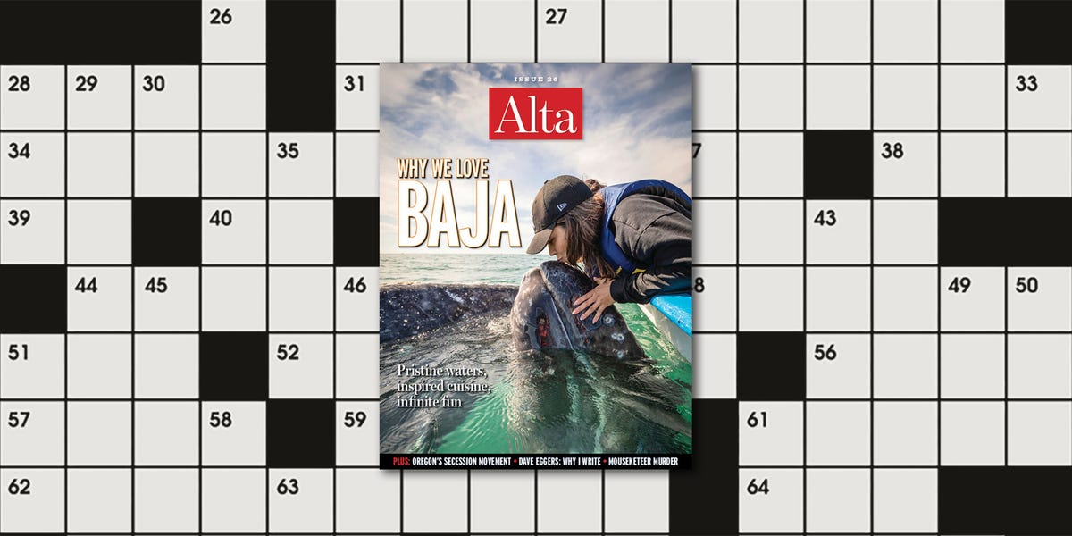 Issue 26 Crossword: Baja California Issue 26 Crossword: Baja California