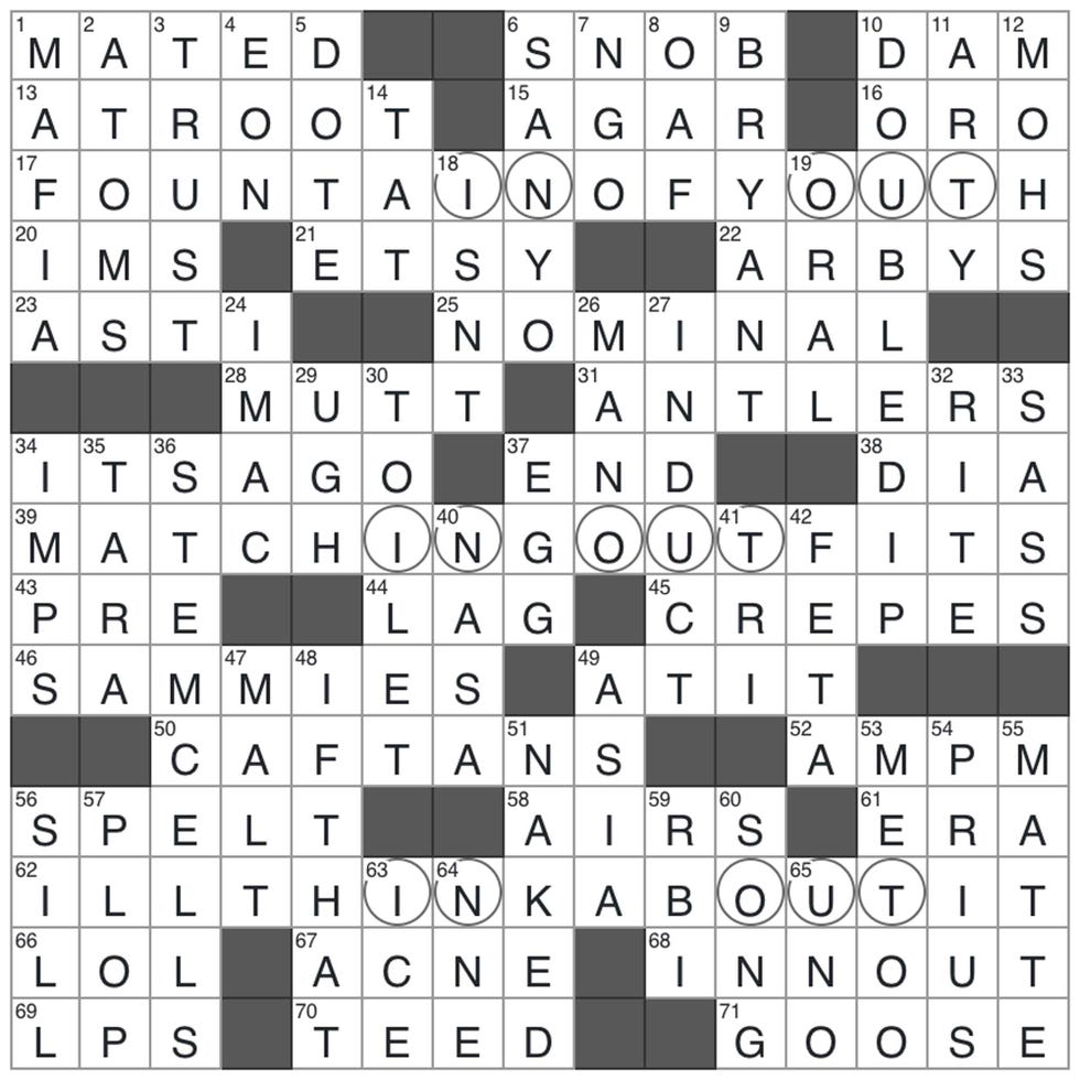issue 30, crossword, answers
