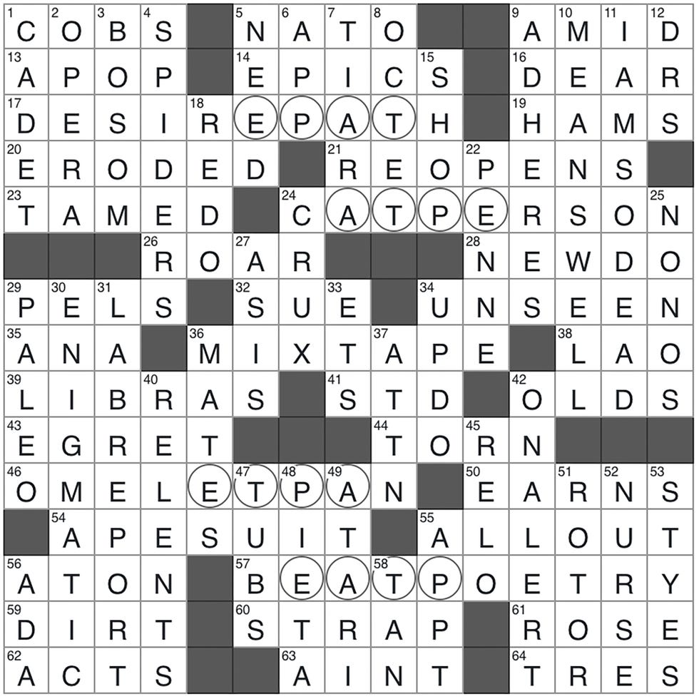 issue 32, crossword, answers