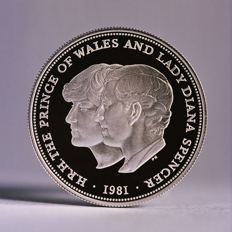 charles and diana royal wedding souvenir coin